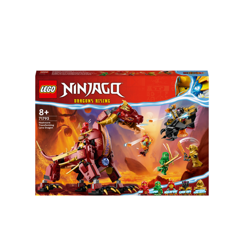 LEGO Ninjago 71793 Forvandlings-lavadragen Heatwave