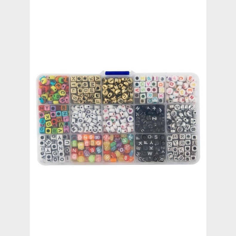 Grafix Letter Beads in Storage Box 15 Designs