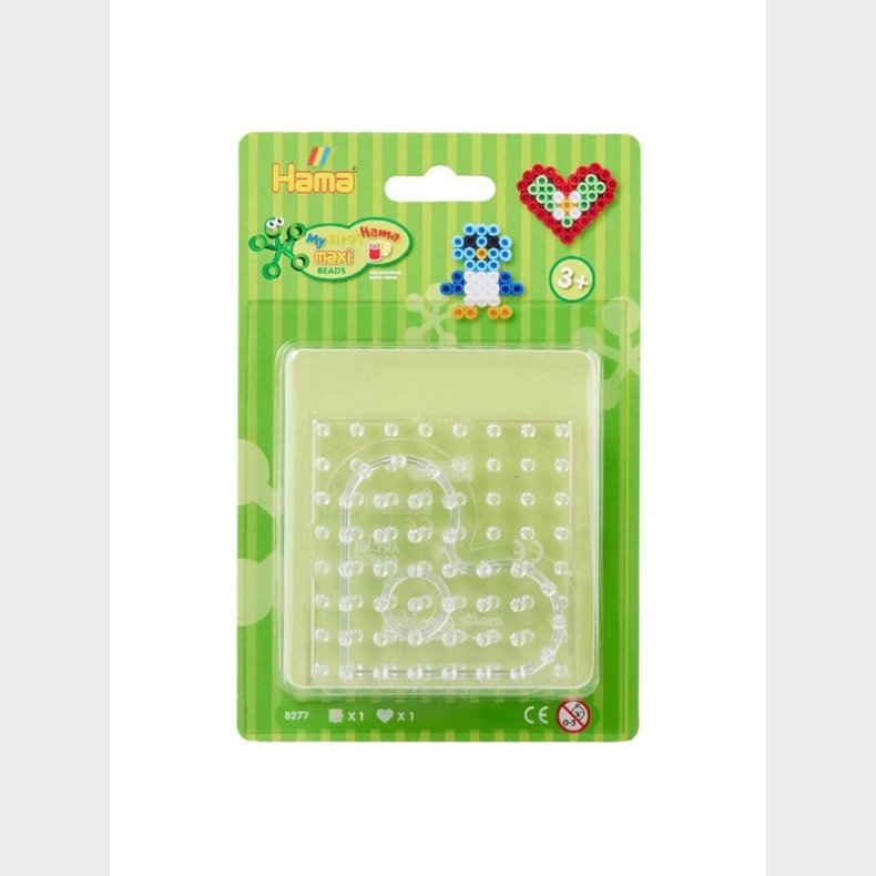 Hama Iron-on Bead Perleplade Maxi - Square and Heart 2