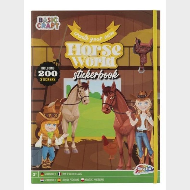 Grafix Sticker Book Magic Horses 200 stickers