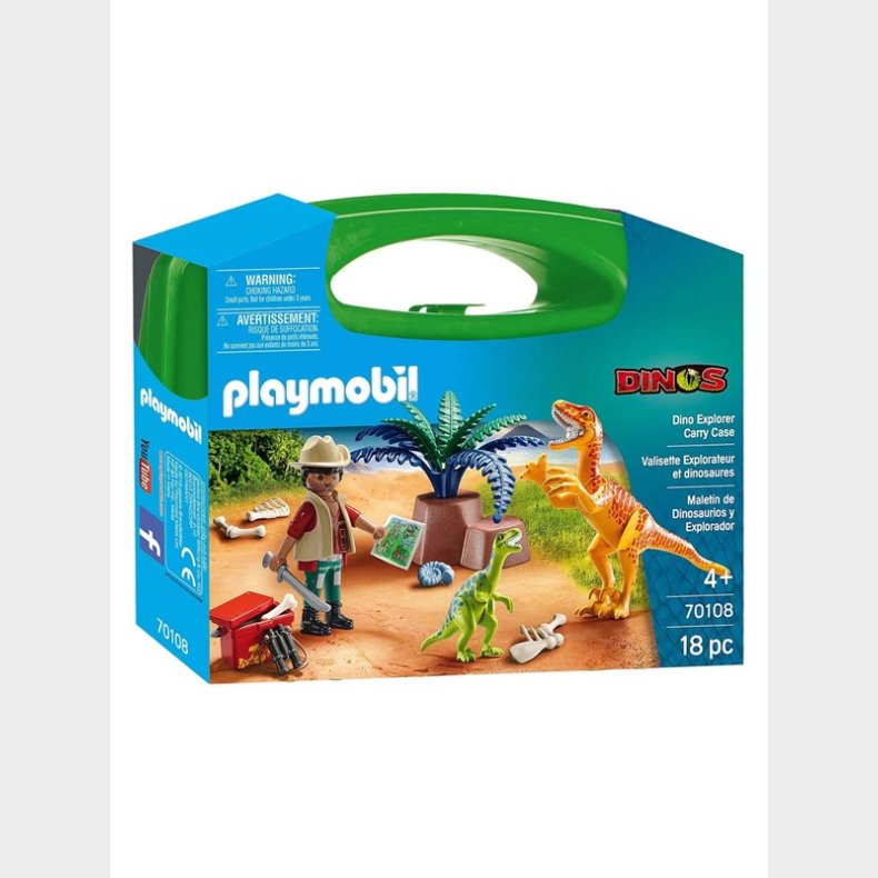 Playmobil Dinos - Dinos Suitcase Dino Explorer - 70108