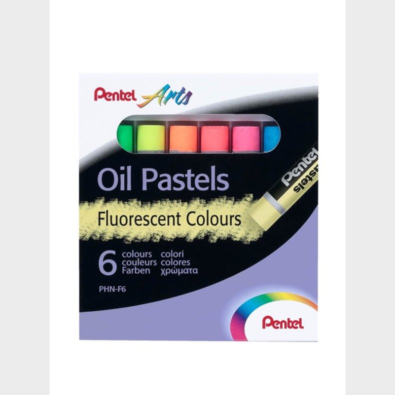 Pentel PHN-F6 Flou. oil pastel