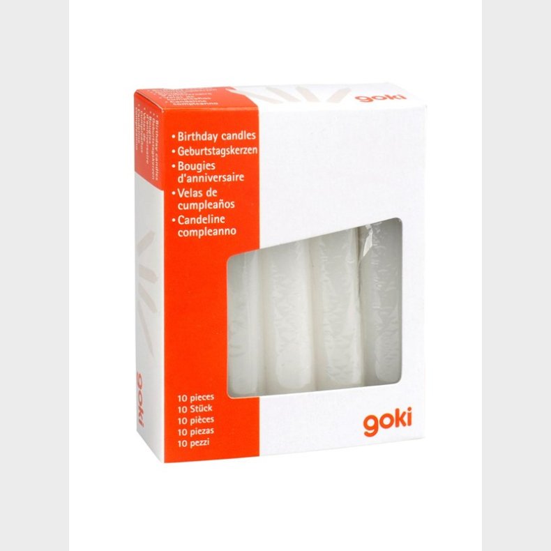 Goki Birthday Candles 10pcs.