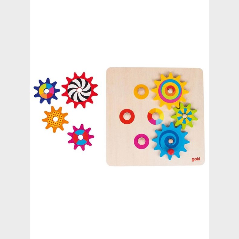 Goki Sprocket Puzzle 8pcs. Wood