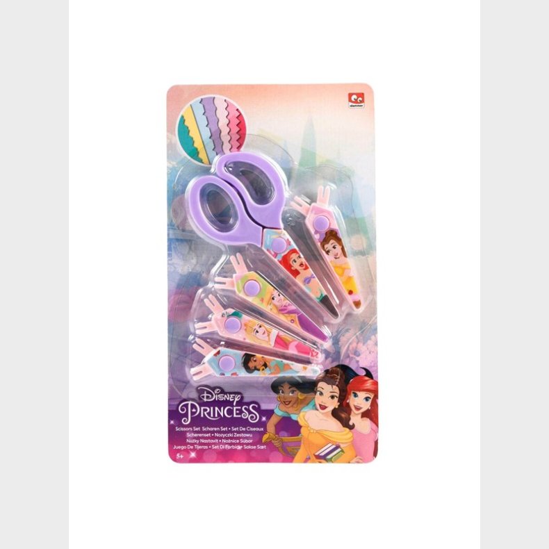 Canenco Disney Princess Scissors with 5 Serrated Blades