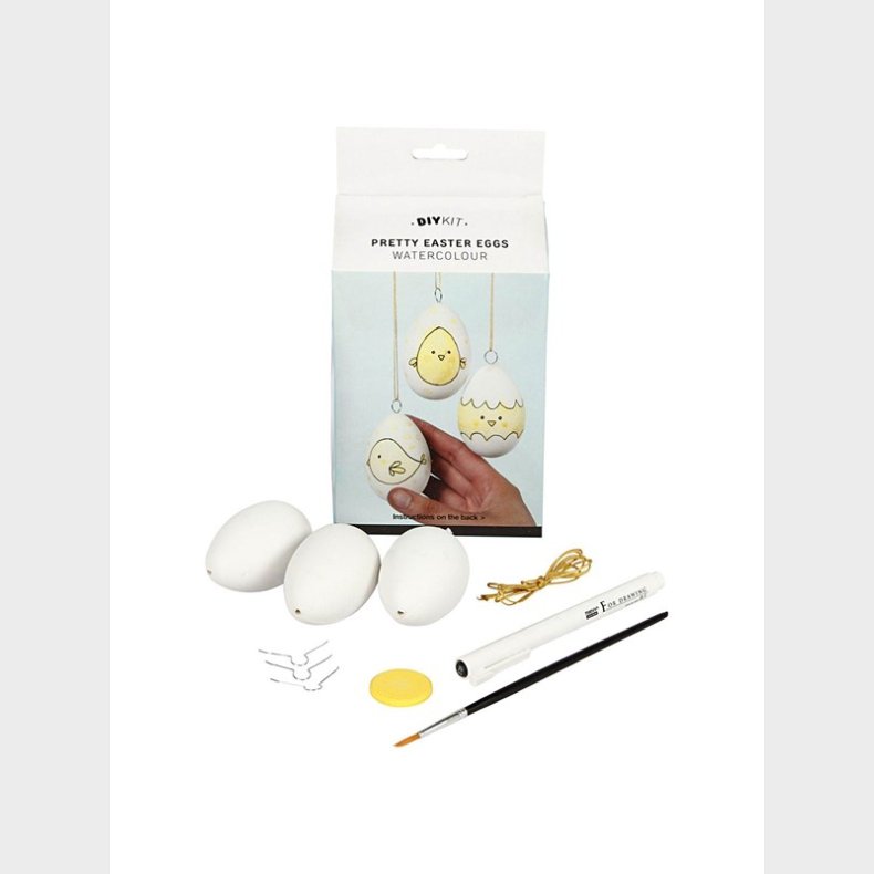 Creativ Company Watercolor set of Easter eggs