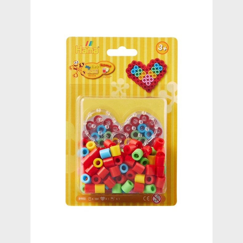 Hama IronIg Bead Set Maxi - Heart 100 stk.