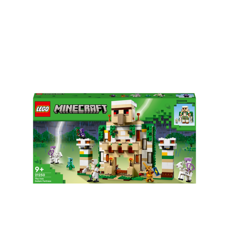 LEGO Minecraft 21250 Jerngolem-fortet