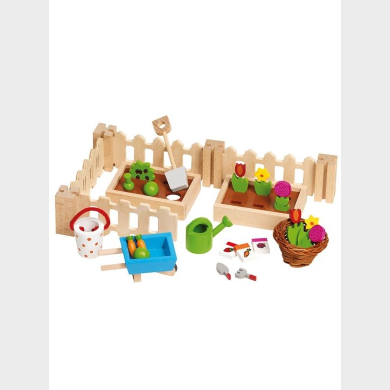 Goki Dollhouse Garden Set 32 pcs.