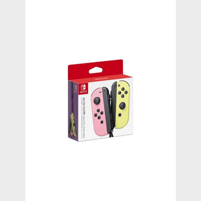 Nintendo Joy Con Pair Pastel Pink/Pastel Yellow - Controller - Nintendo Switch