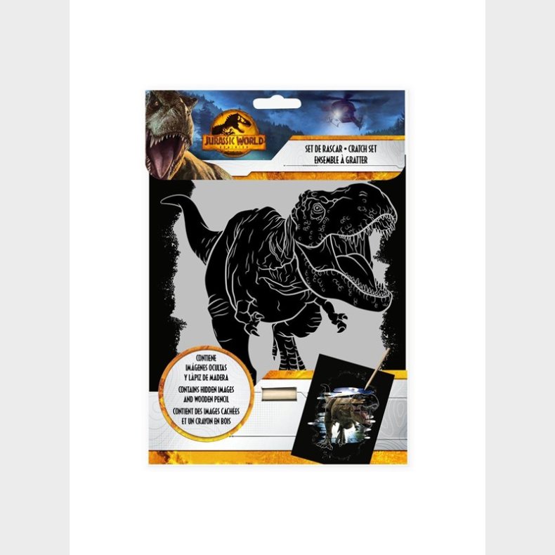 Kids Licensing Jurassic World Scratch Sheets