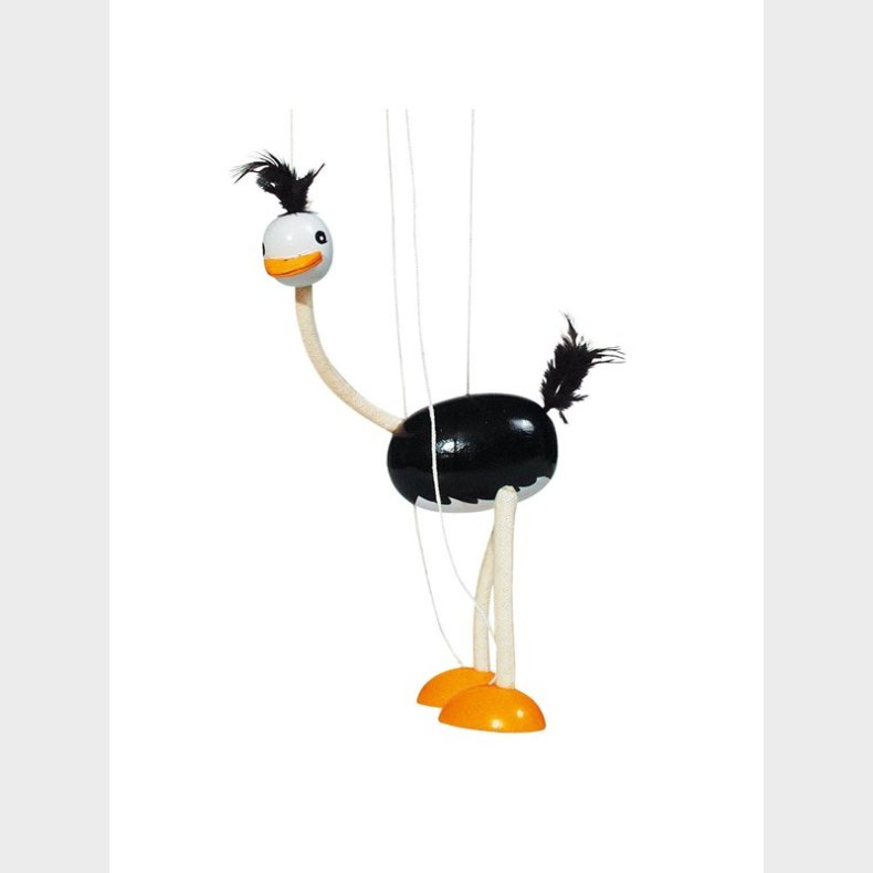 Goki Wooden Marionette Ostrich