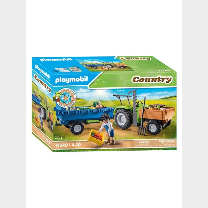 Playmobil Country - Traktor med anhnger