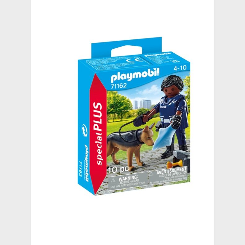 Playmobil Special PLUS - Politibetjent med sporhund