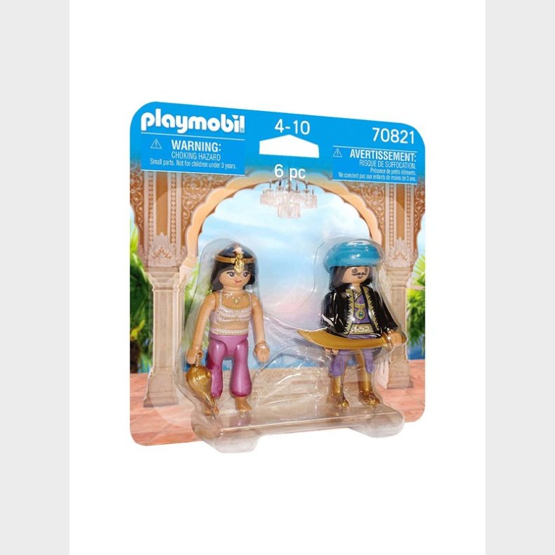 Playmobil - DuoPakke Orientalsk kongepar med svrd og magisk lampe.