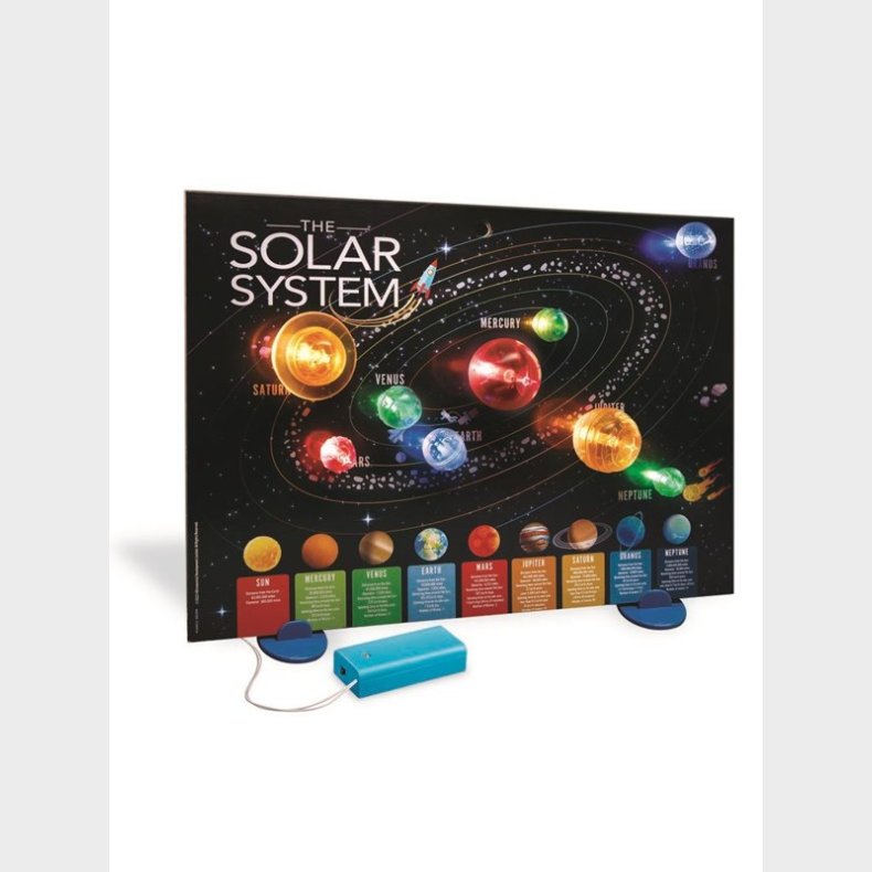 4M KidzLabs / 3D solar system light-up poster