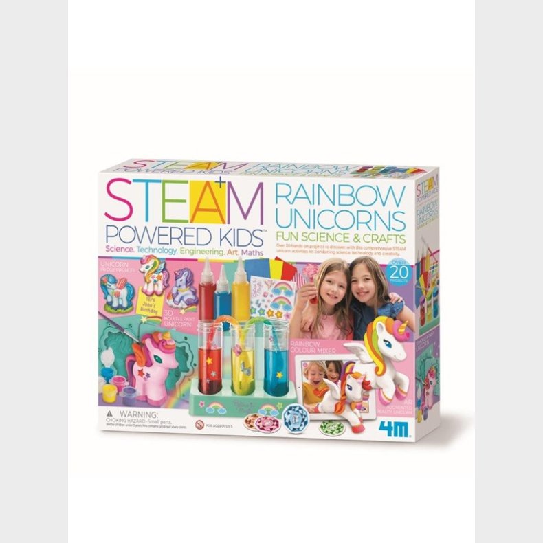 4M STEAM POWERED KIDS / Rainbow Color Unicorn Science