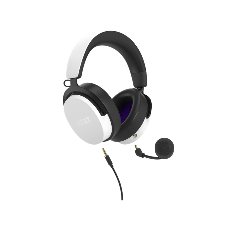 NZXT Relay Hi-Res 7.1 Gaming Headset - White