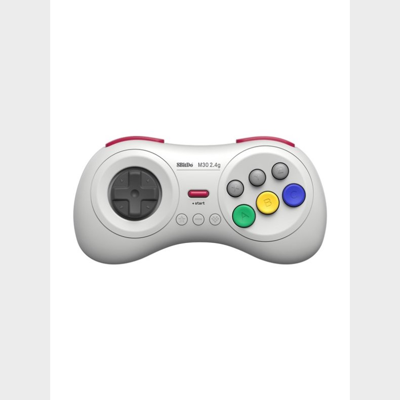 8BitDo M30 2.4G Wireless Pad White - Controller - Nintendo Switch