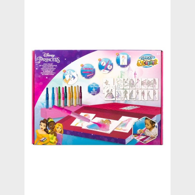 Canenco Disney Princess Blow Pens Set Deluxe