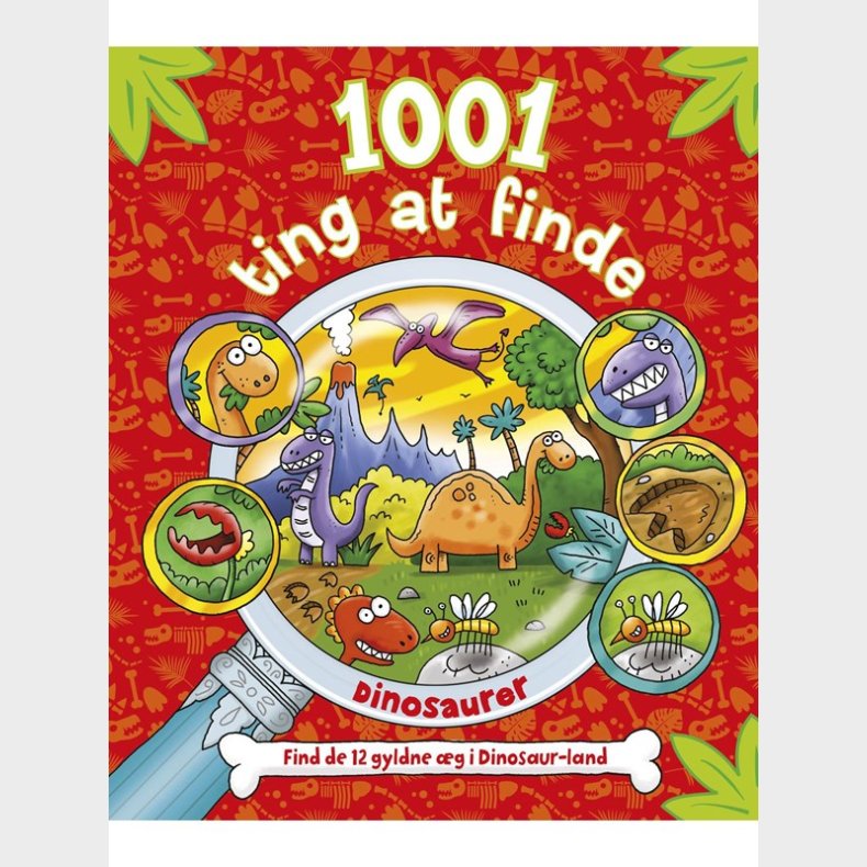 1001 ting at finde: Dinosaurer - Brnebog - hardcover