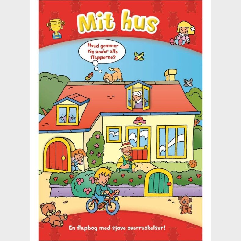 Den store flapbog: Mit hus - Brnebog - hardcover