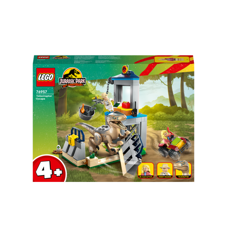 LEGO Jurassic World 76957 Velociraptor-flugt