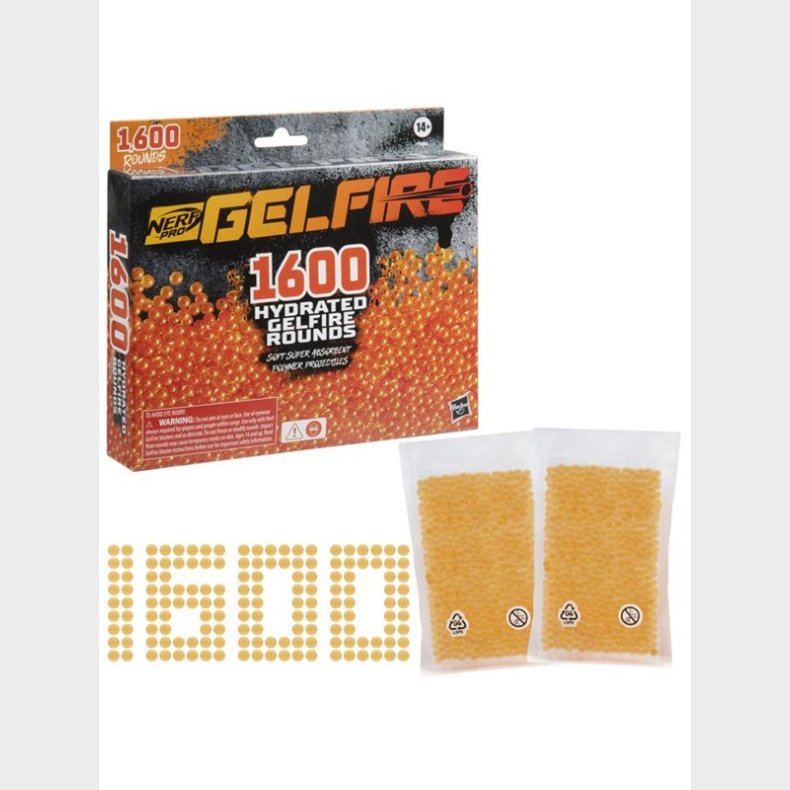 NERF - 1600 Hydrated Gelfire Rounds