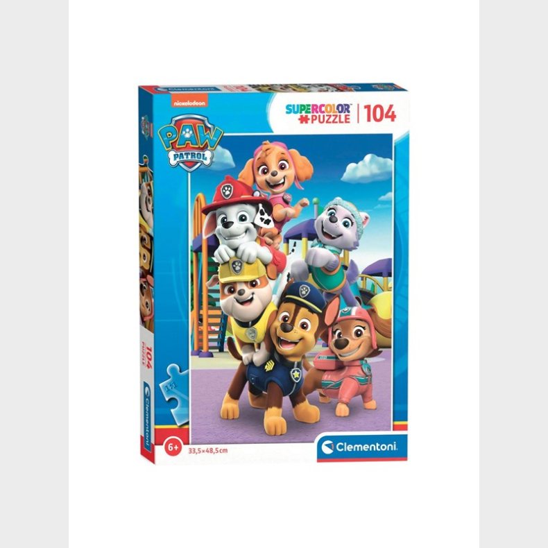 Clementoni Puslespil - PAW Patrol 104pcs. gulv