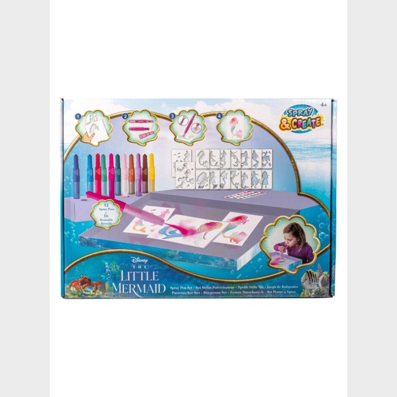 Canenco Den lille Havfrue Blow Pen Set Deluxe