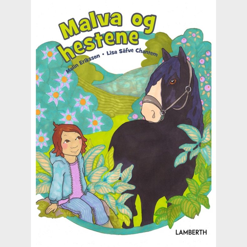 Malva og hestene - Brnebog - hardcover