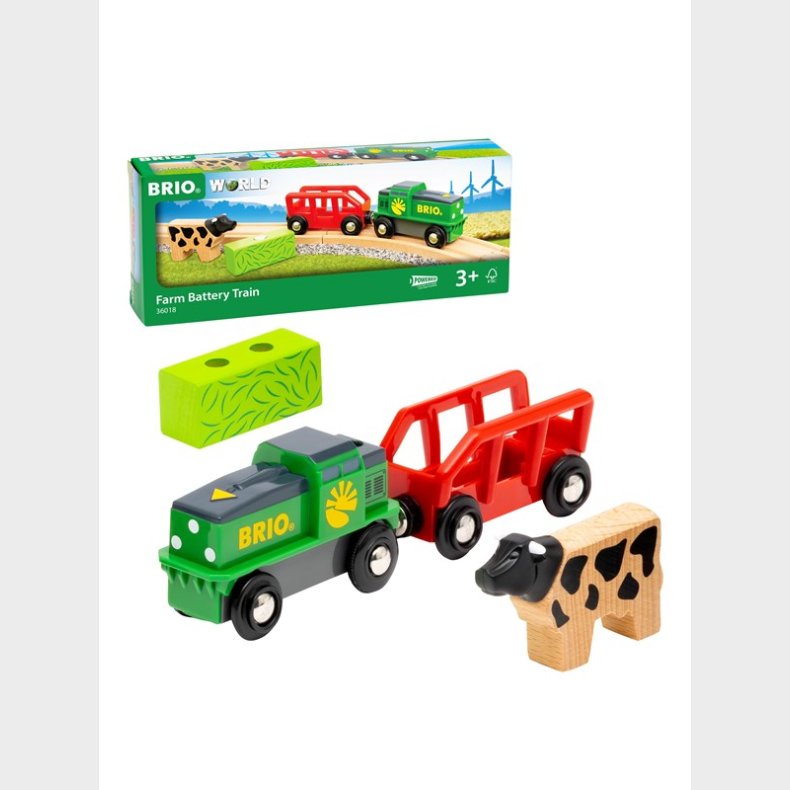 Brio Farm Battery Train