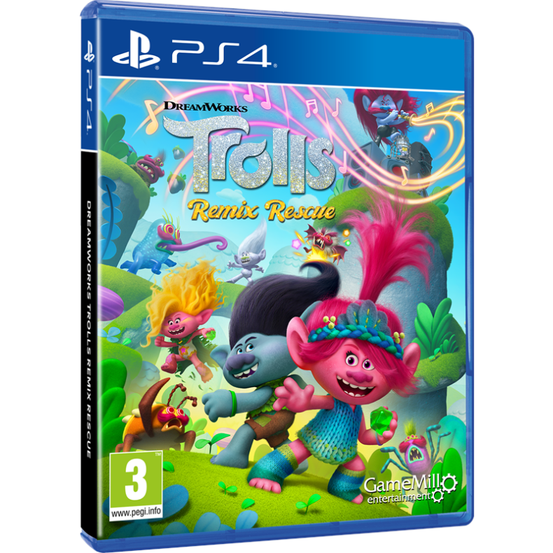 DreamWorks Trolls Remix Rescue - Sony PlayStation 4 - Action