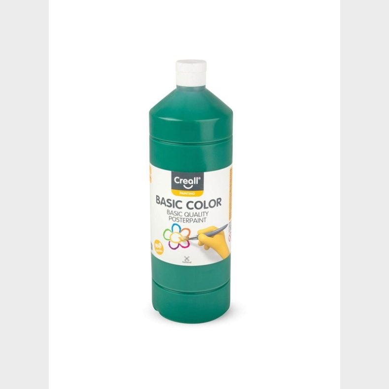 Creall School paint Dark green 1 liter