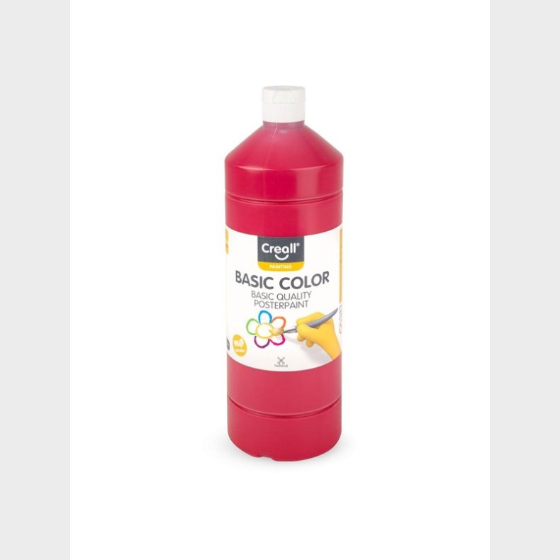 Creall School paint Dark red 1 liter