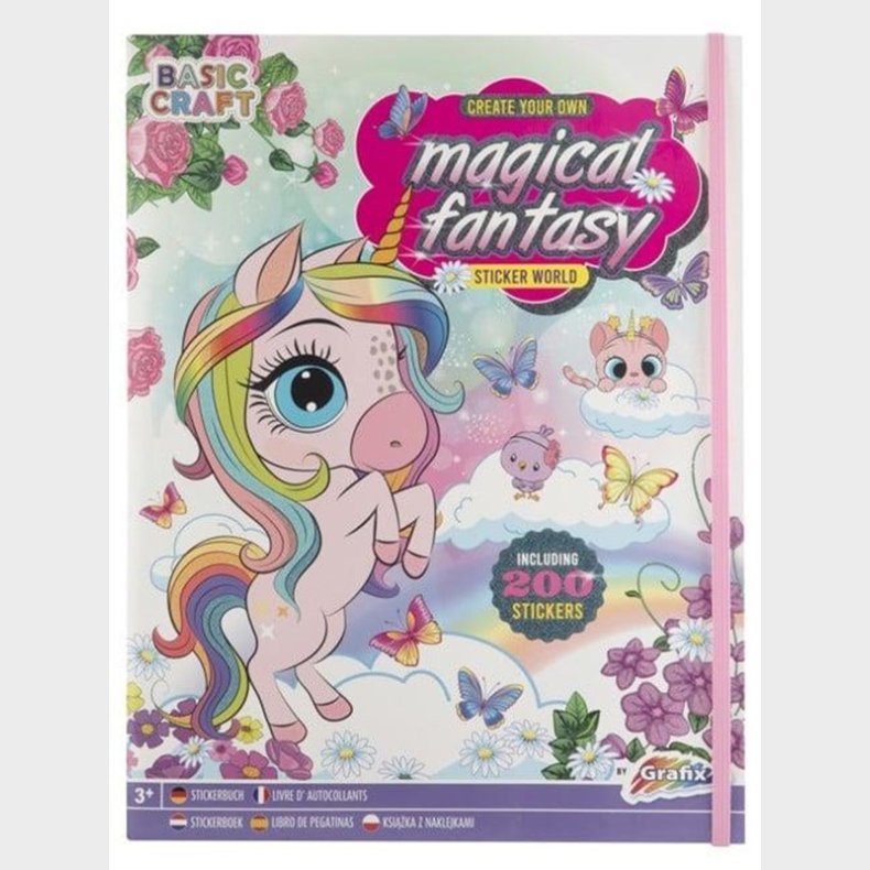 Grafix Sticker Book Magical Fantasy with 200 Stickers