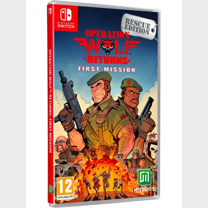 Operation Wolf Returns: First Mission (Rescue Edition) - Nintendo Switch - Skydespil