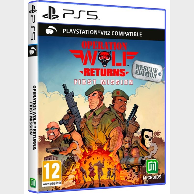 Operation Wolf Returns: First Mission (Rescue Edition) (PSVR2) - Sony PlayStation 5 - Skydespil