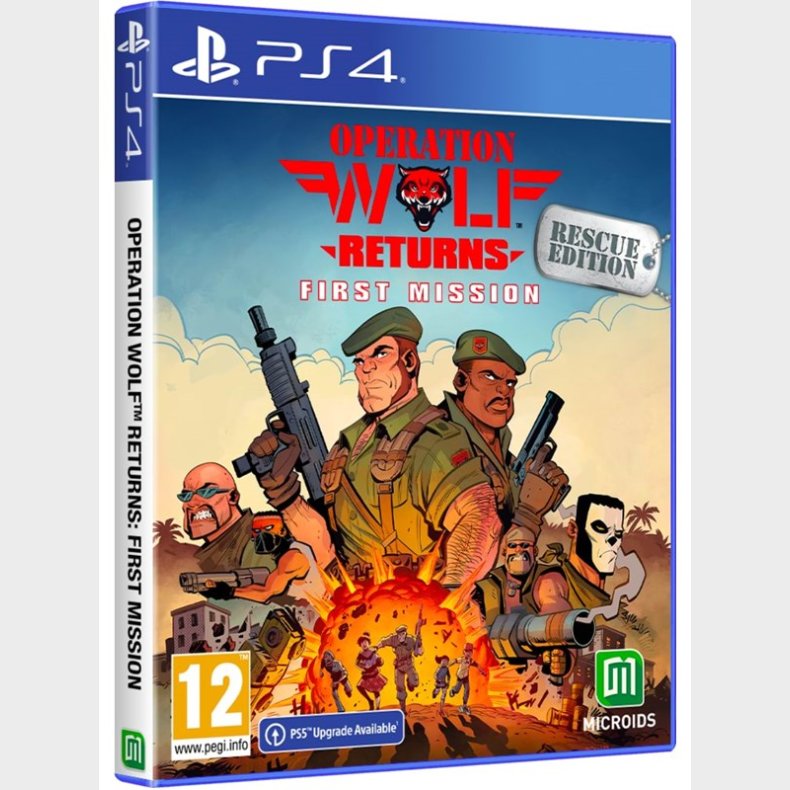 Operation Wolf Returns: First Mission (Rescue Edition) - Sony PlayStation 4 - Shooter