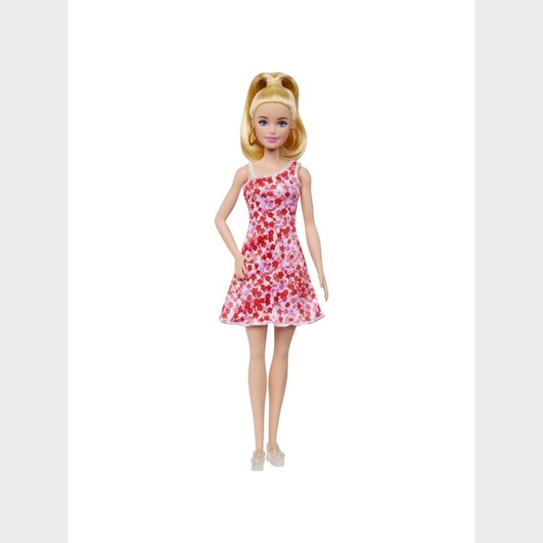 Barbie Fashionista - Pink Blomster Kjole