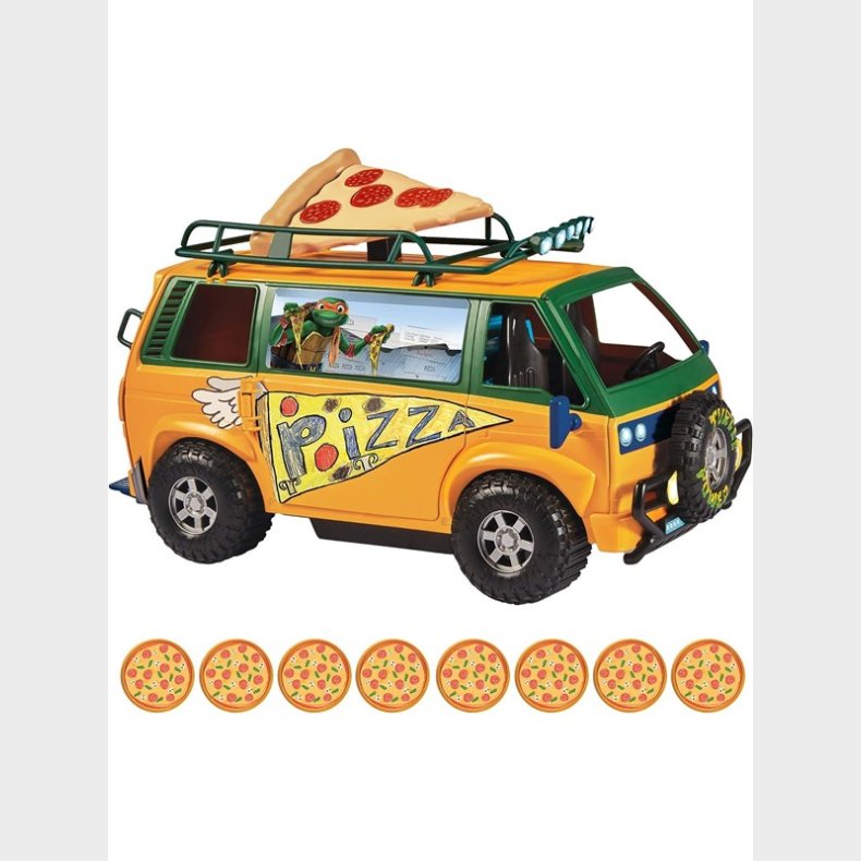 Playmates Toys Turtles Mayhem Group Pizza Delivery Van