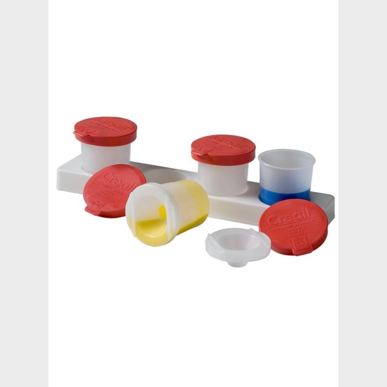 Creall Holder with Anti-Spill Jars 320ml 4pcs.