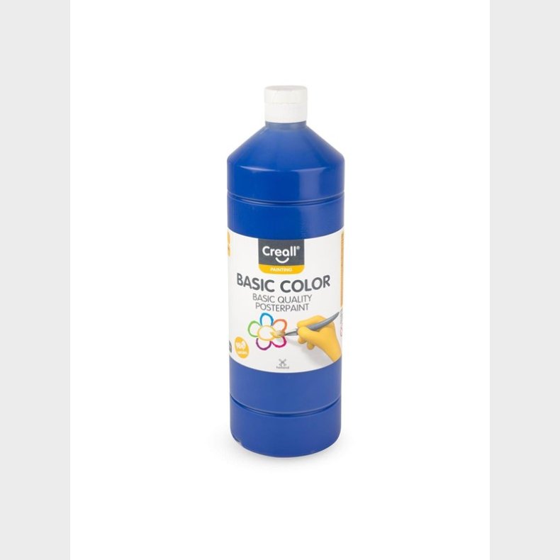 Creall School paint Dark blue 1 liter