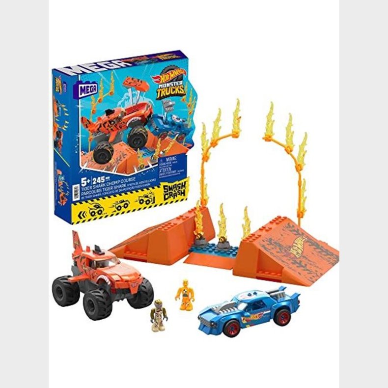 Hot Wheels MEGA Smash n Crash Tiger Shark Chomp Course