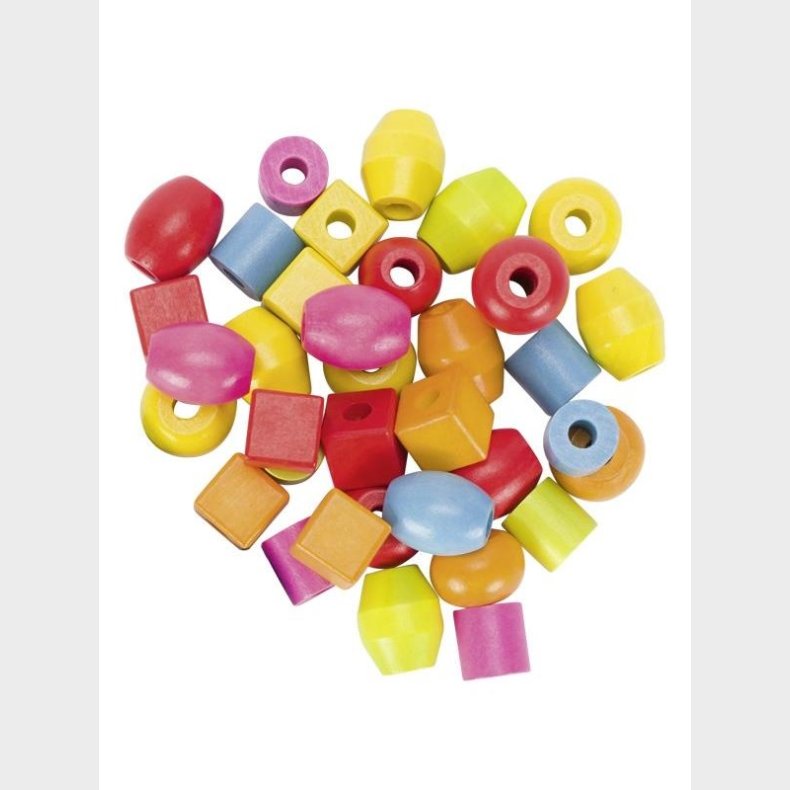 Goki Wooden Bead Set 45pcs.