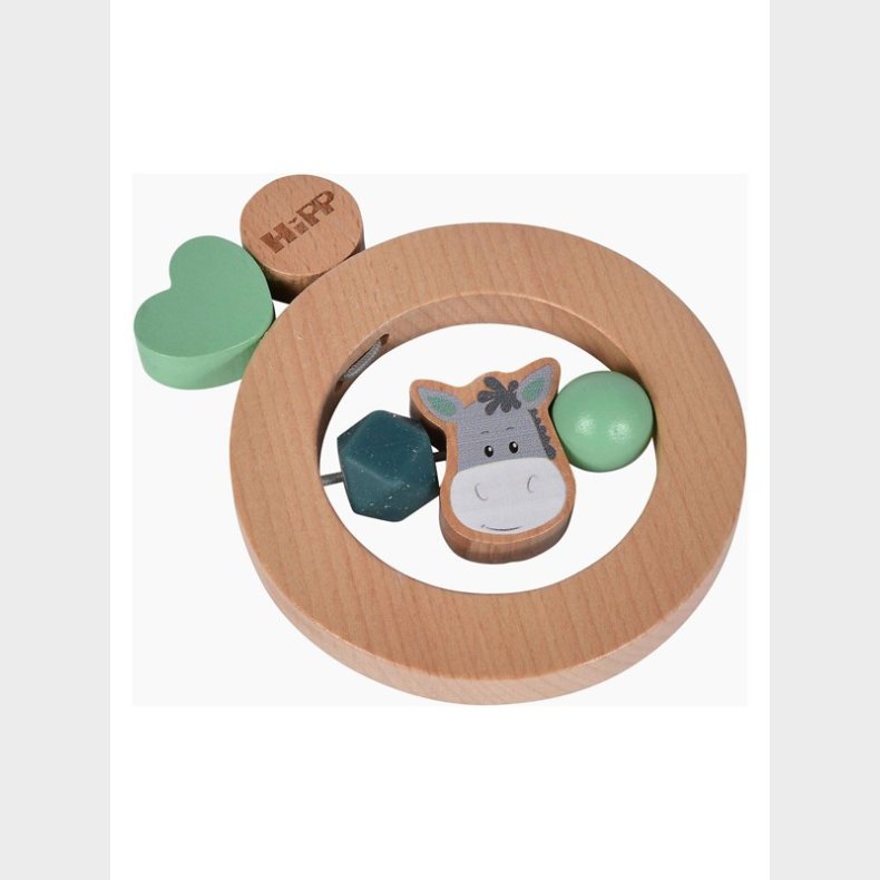 Eichhorn Baby Hipp Wooden Grab Ring Donkey