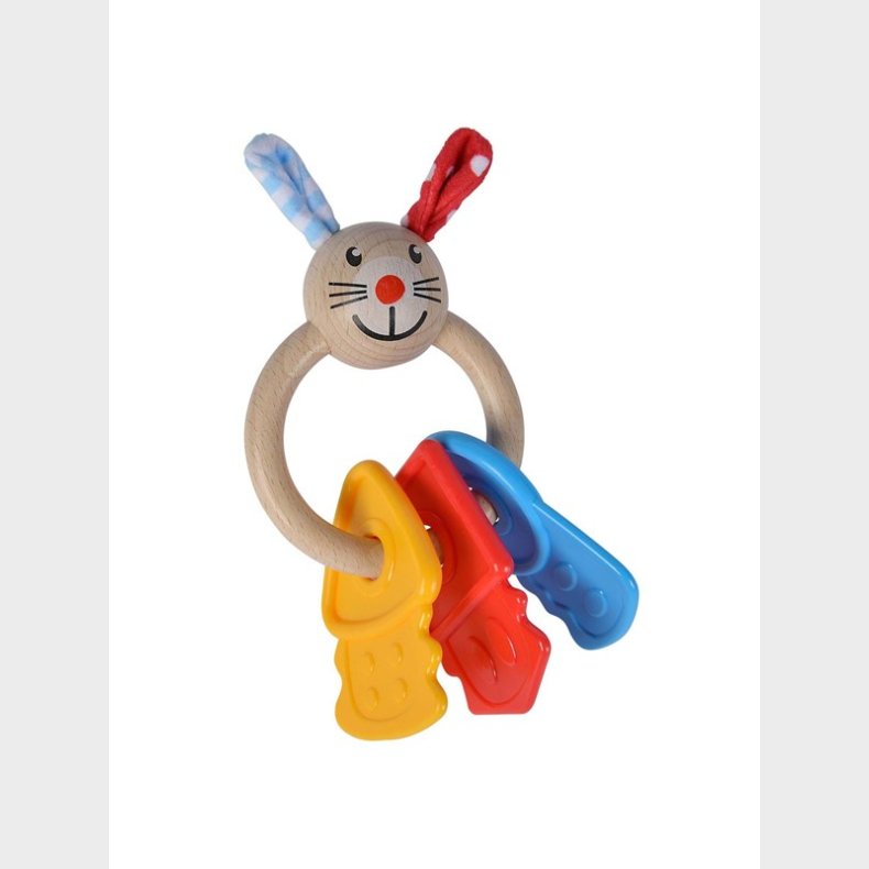 Eichhorn Baby Wooden Teether Rabbit