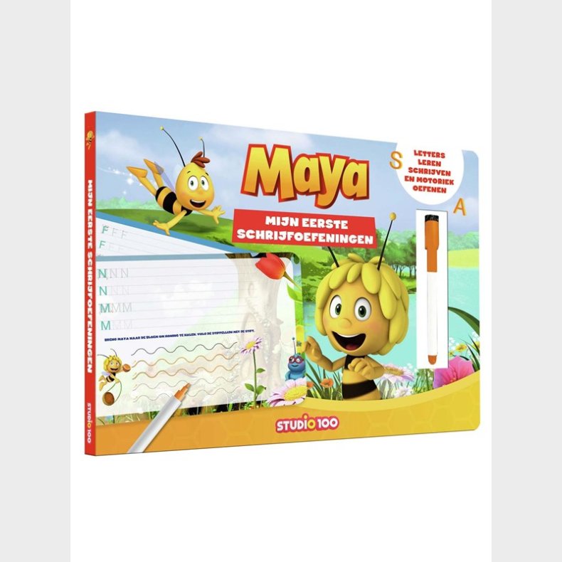 Maya the Bee Cardboard Book - Write and Erase - Brnebog