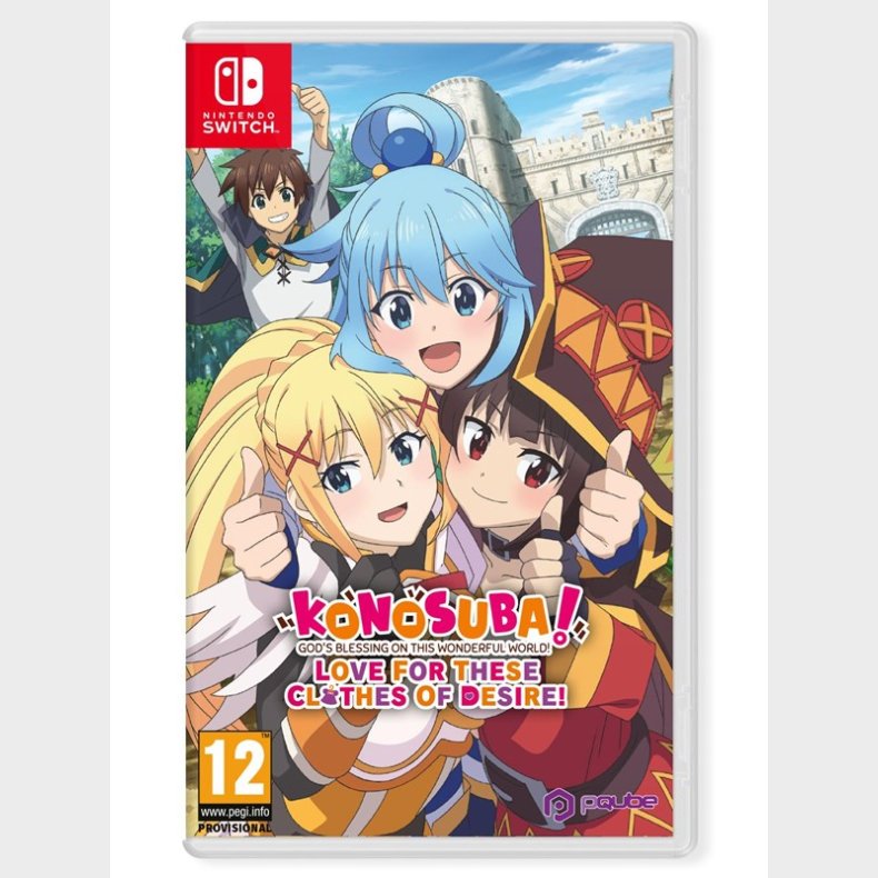 KONOSUBA: God&apos;s Blessing on This Wonderful World! Love for These Clothes of Desire! - Nintendo Switch - Visual Novel