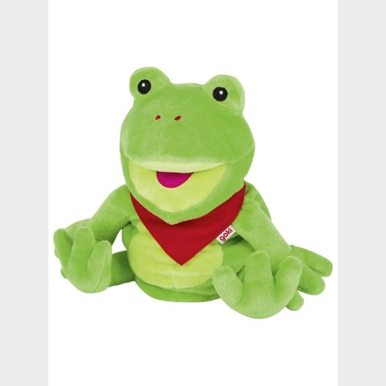 Goki Hand Puppet Frog